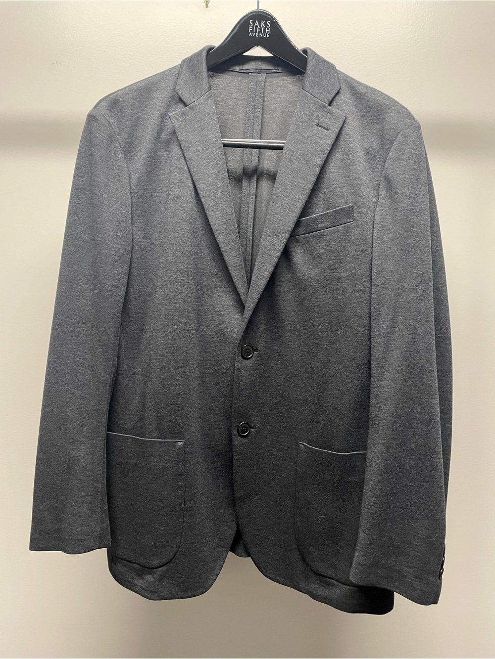 Uniqlo Men's Gray Knit Blazer